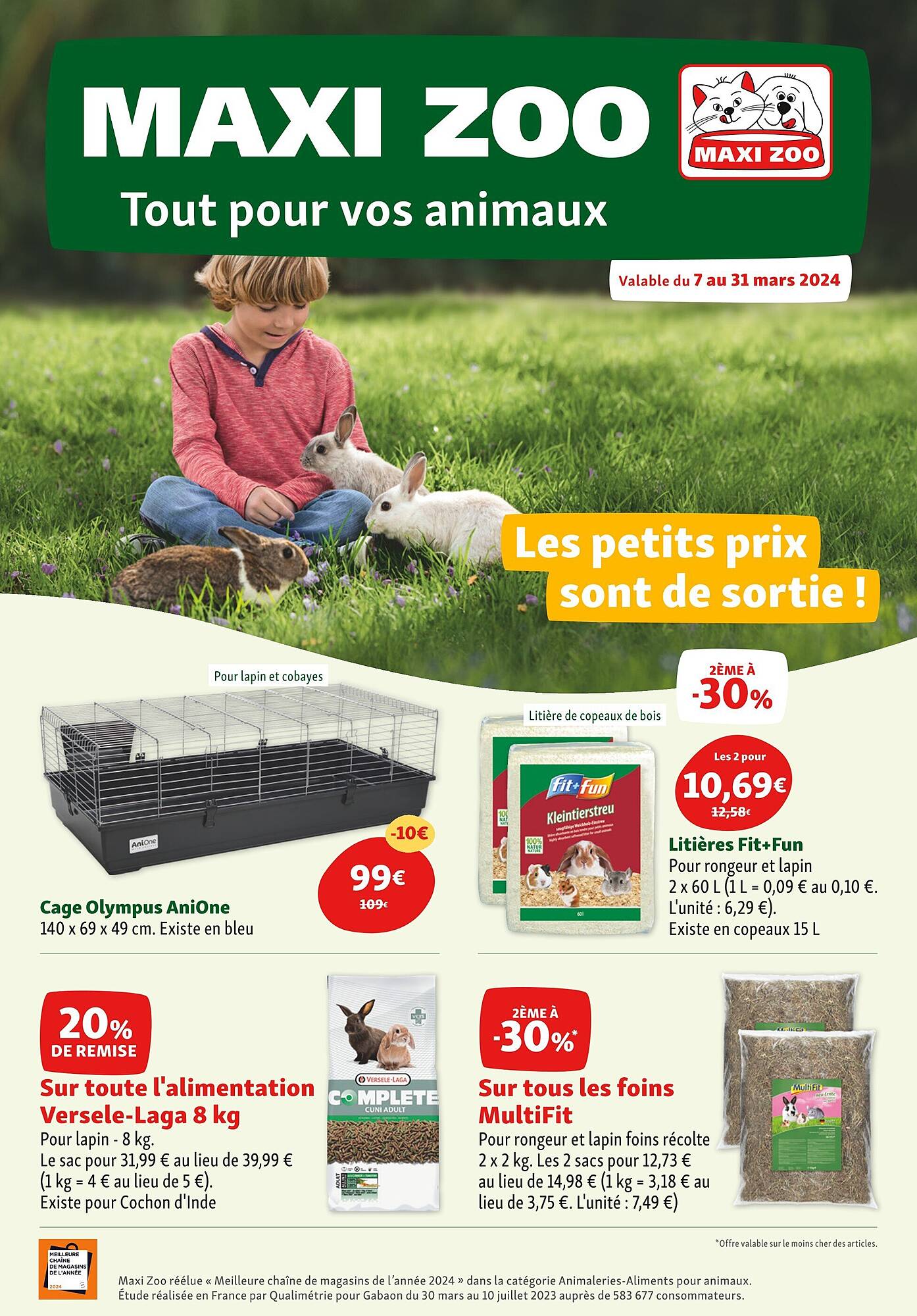 Catalogue Maxi Zoo en ligne du 06 au 31 mars 2024