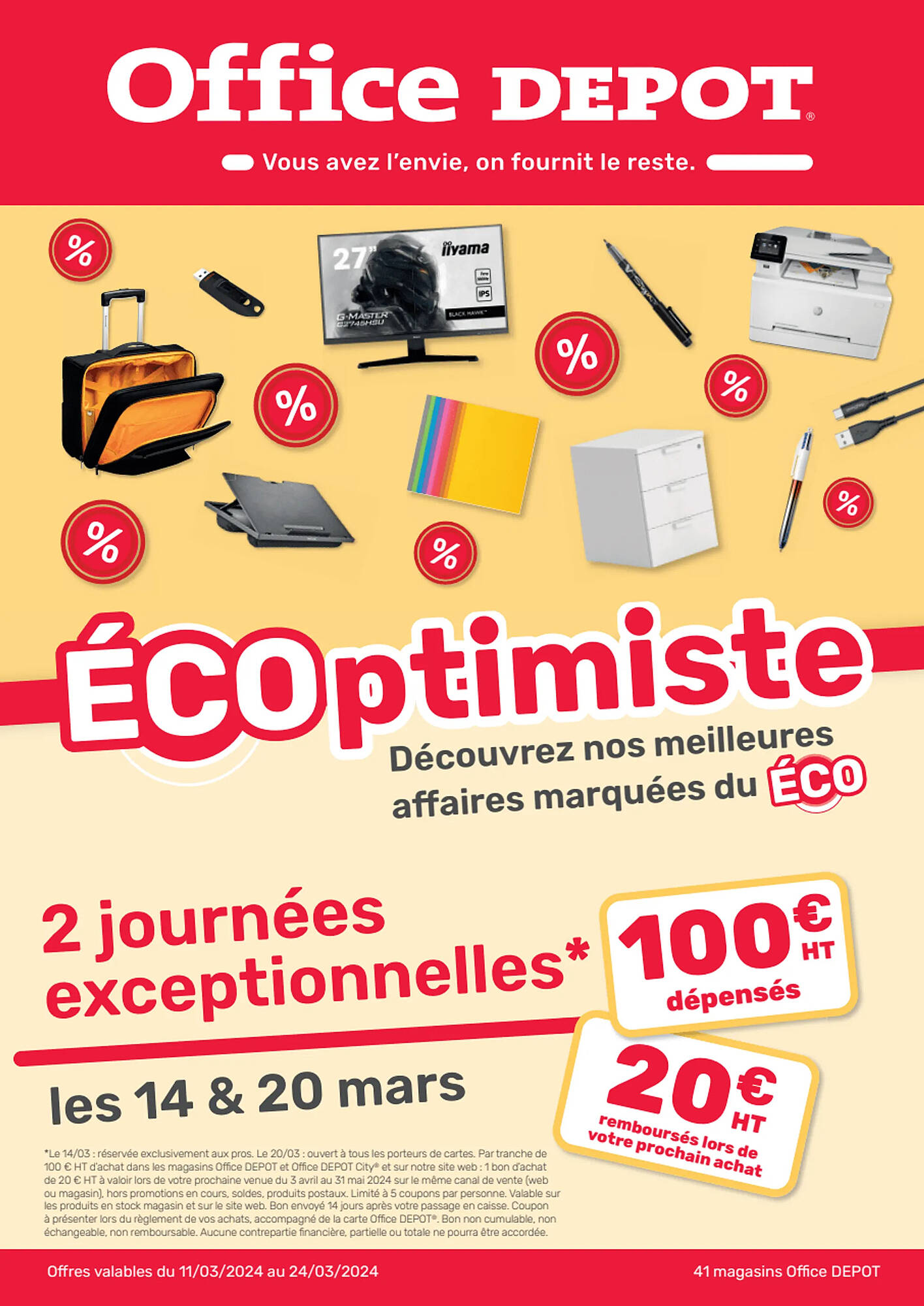 Catalogue Office Depot en ligne du 11 au 24 mars 2024