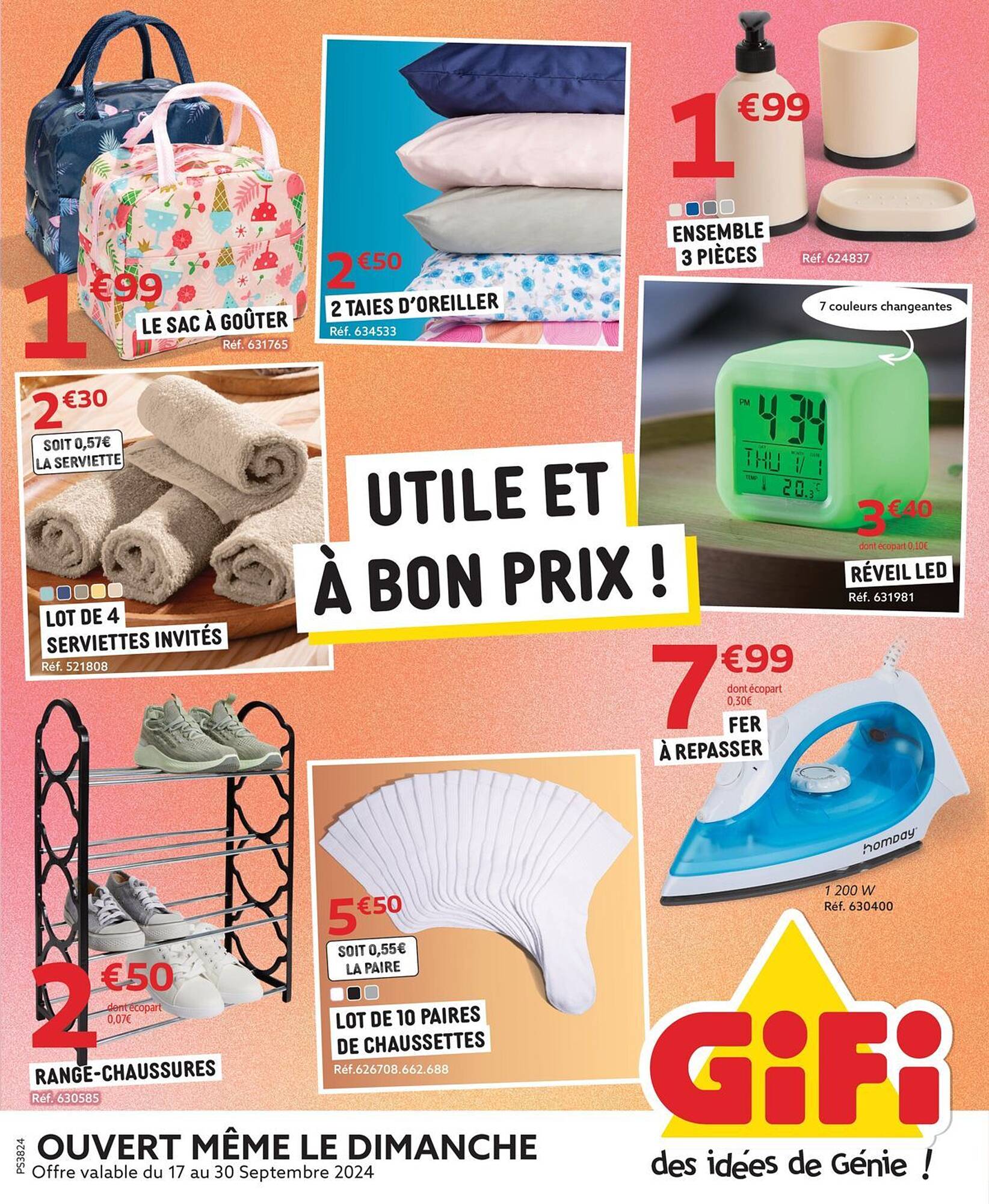 Catalogue Gifi en ligne du 18 au 30 septembre 2024