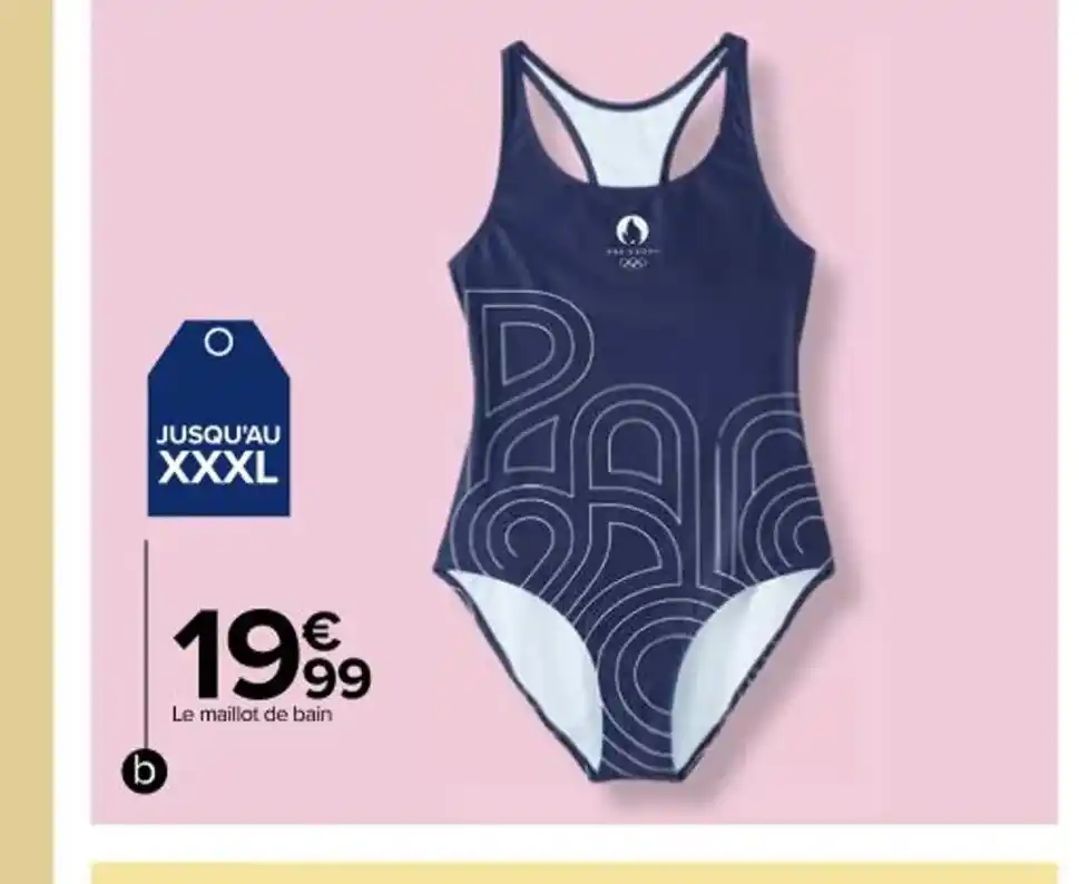 Maillot De Bain Femme Jeux Olympiques 2024