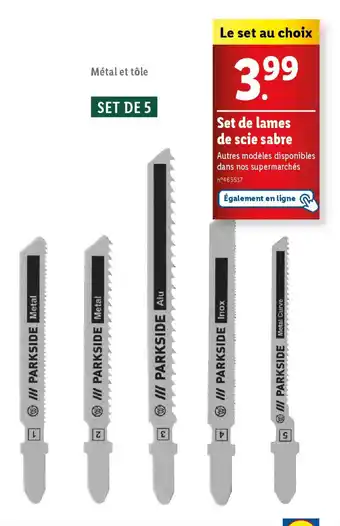 Lames Scie Sabre Parksidenull