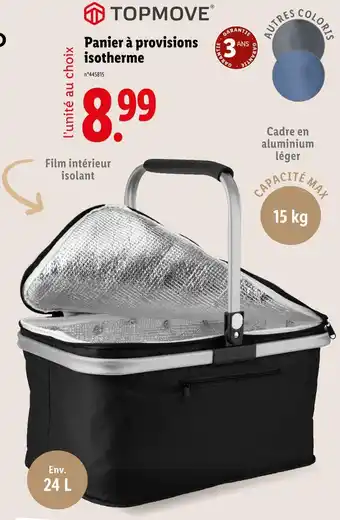 Panier Isotherme Pliable 30 Litres – Garde Le Chaud/Froid 5 Heures – Pour Pique-nique, Camping, Barbecue – Portable Avec Poignées